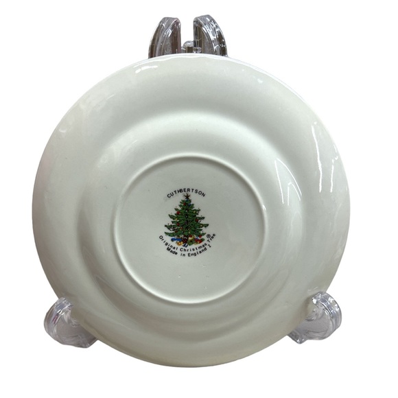 Original Christmas Tree (Narrow Green Band) CUTHBERTSON Bread & Butter Plate - Picture 3 of 3